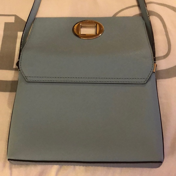Kate Spade NewburyLane SallyBlue Leather CrossBody - Picture 4 of 5
